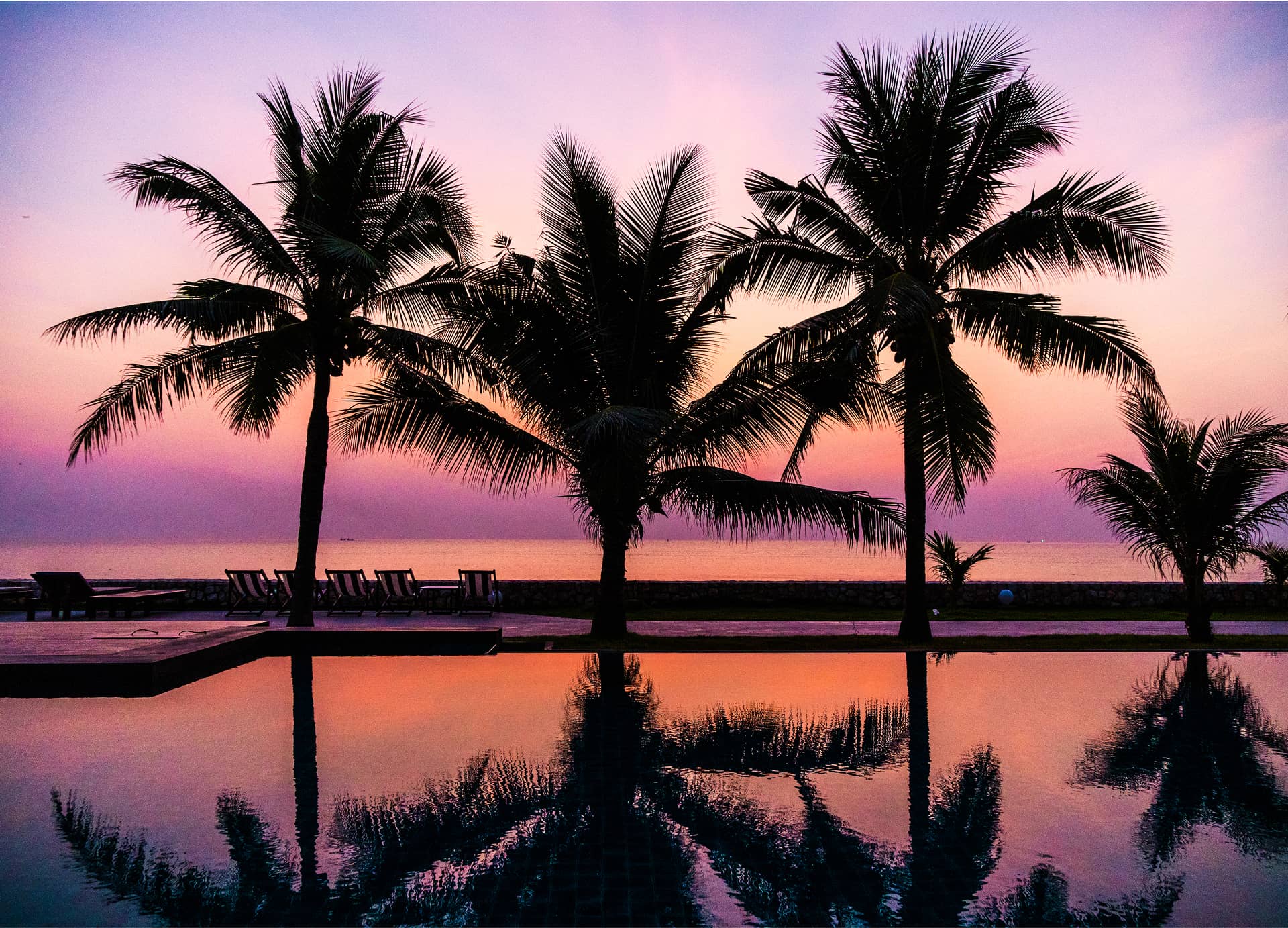 Romantic sunset